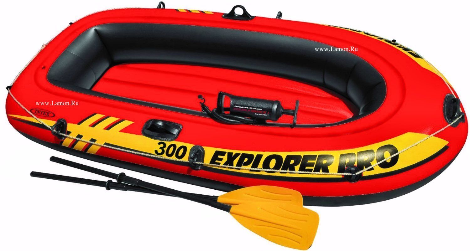 Explorer PRO 300 Boat Set Size: 244*117*36 cm (LxWxH)